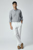Bluebird Men's Green Linen Tencel Shirt