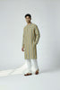 Veshbhoshaa Men's Yellow Stripes Sequence Kurta Pajama Set