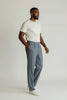 Bluebird Men's Korean Pleated Pant Grey Colour