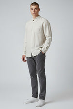 Bluebird Mens Natural Linen Tencil Shirt