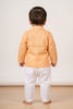 Veshbhoshaa Kid's Peach Kurta Pajama Set