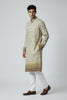 Bluesaanchi Men's Sequence Printed Kurta With Border