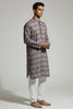 Veshbhoshaa Men's Lavender Printed Sequence Kurta Pajama Set
