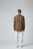 Bluebird Men's Brown Linen Tencil Shirt
