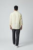 Bluebird Men's Pale Yellow Linen Tencil Shirt