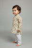 Veshbhoshaa Kid's Yellow Butti sequence Pajama Set
