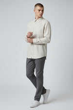 Bluebird Mens Natural Linen Tencil Shirt