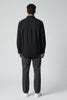 Bluebird Men's Black Linen Tencil Shirt