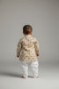 Veshbhoshaa Kid's Yellow Butti sequence Pajama Set