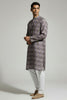 Veshbhoshaa Men's Lavender Printed Sequence Kurta Pajama Set