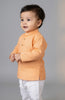 Veshbhoshaa Kid's Peach Kurta Pajama Set