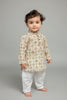 Veshbhoshaa Kid's Yellow Butti sequence Pajama Set