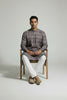 Veshbhoshaa Men's Lavender Printed Sequence Kurta Pajama Set