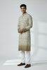 Bluesaanchi Men's Sequence Printed Kurta With Border