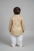 Veshbhoshaa Kid's Mustard Leaf Print sequence Pajama Set