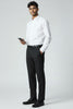 Bluebird Men's Formal Black Trouser