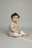 Veshbhoshaa Kid's Yellow Butti sequence Pajama Set