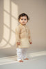 Veshbhoshaa Kid's Mustard Leaf Print sequence Pajama Set