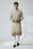 Bluesaanchi Men's Sequence Printed Kurta With Border