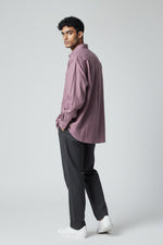 Bluebird Men's Rose Brown Linen Tencil Shirt