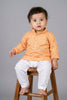 Veshbhoshaa Kid's Peach Kurta Pajama Set