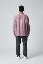 Bluebird Men's Rose Brown Linen Tencil Shirt