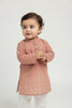 Veshbhoshaa Kid's Red Leaf Print sequence Pajama Set