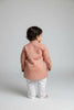 Veshbhoshaa Kid's Red Leaf Print sequence Pajama Set