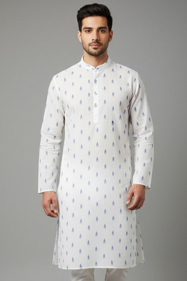 Cotton Men's Kurta Pajama Set