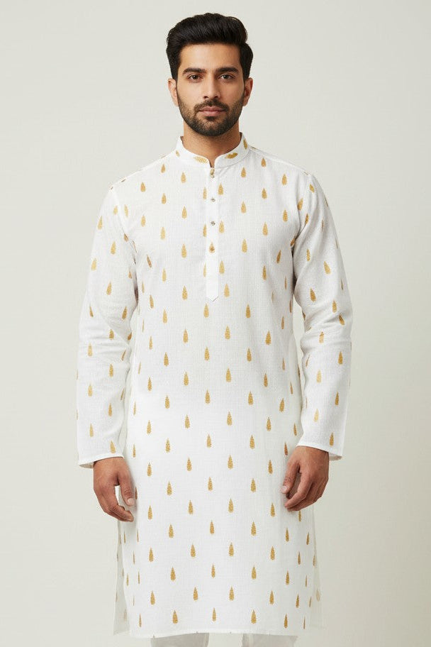 Cotton Men's Kurta Pajama Set