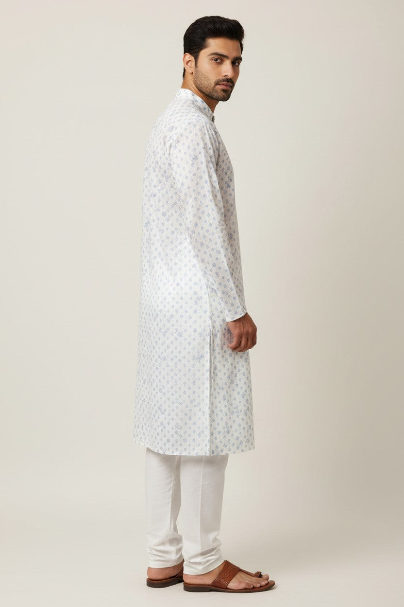 Cotton Men's Kurta Pajama Set