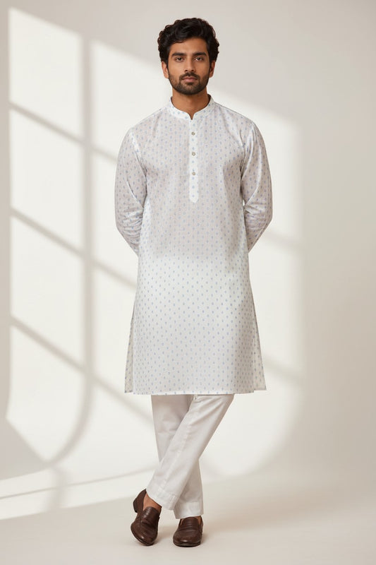 Cotton Men's Kurta Pajama Set