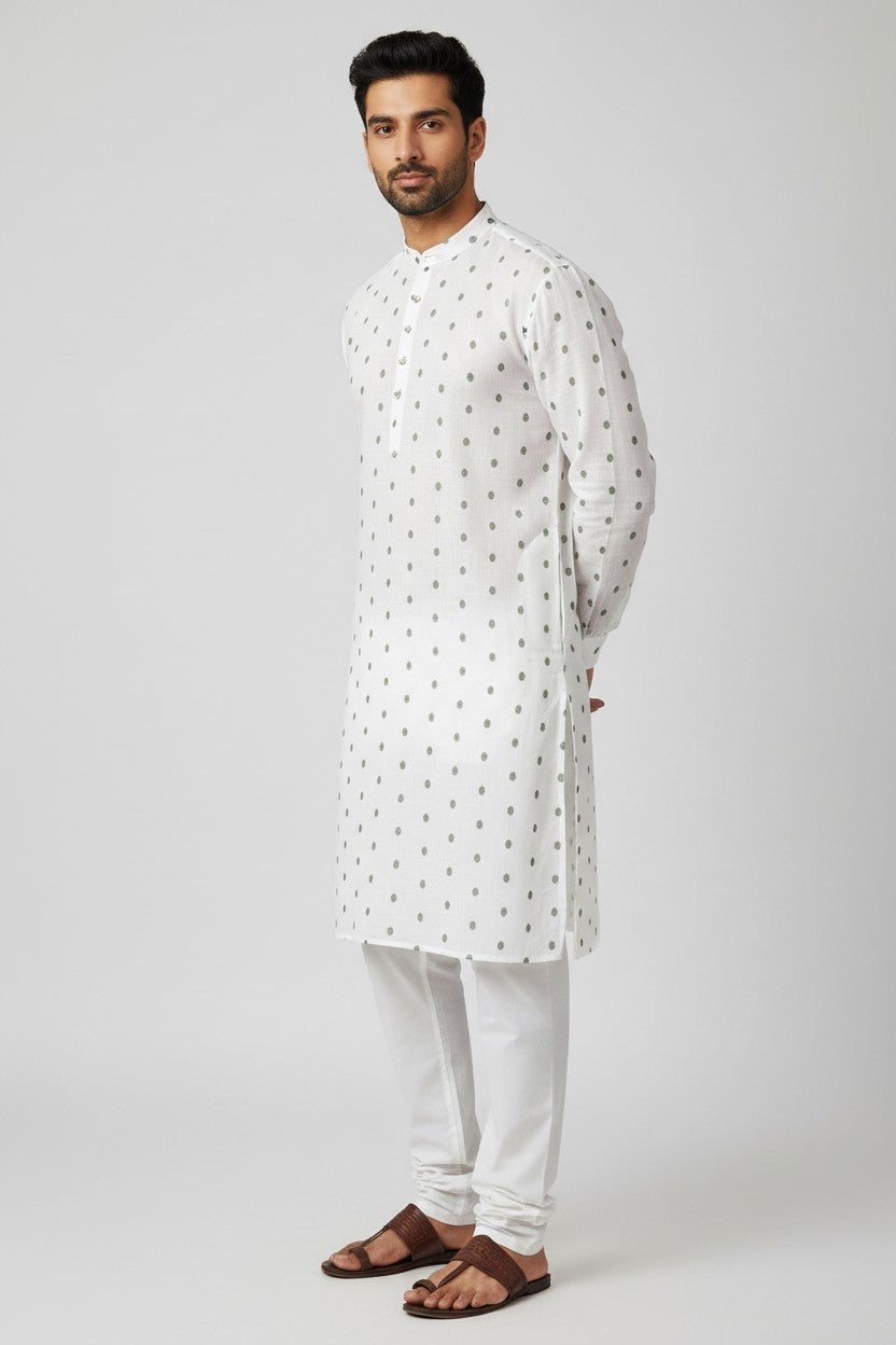 Cotton Men's Kurta Pajama Set