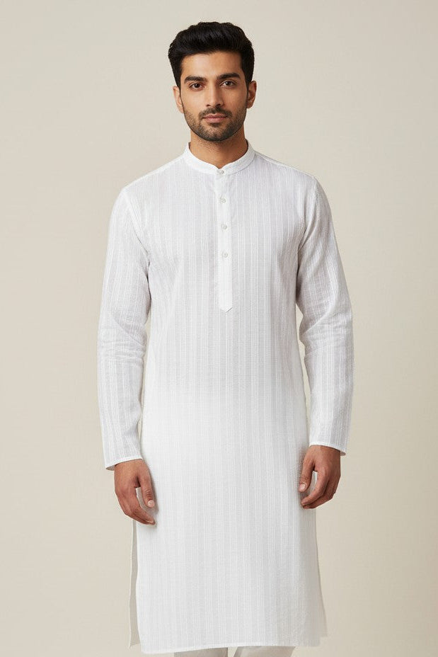 Cotton Men's Kurta Pajama Set