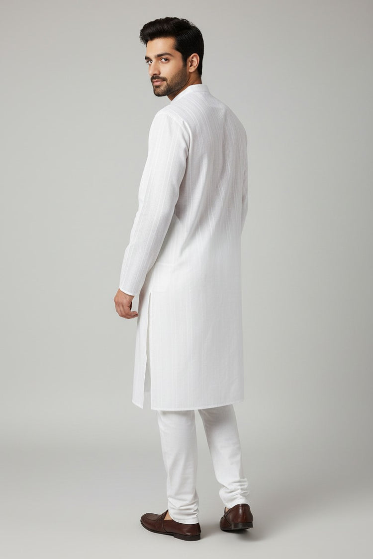 Cotton Men's Kurta Pajama Set