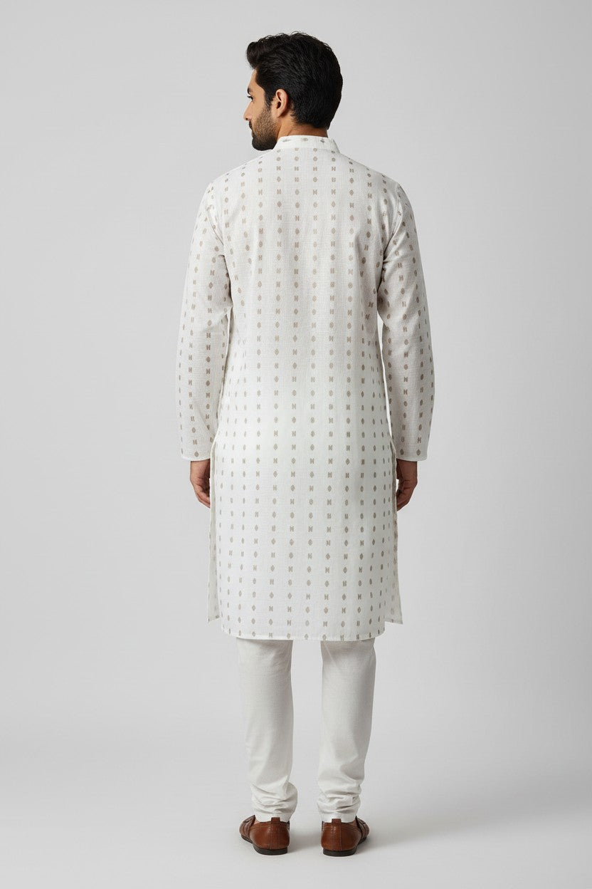 Cotton Men's Kurta Pajama Set
