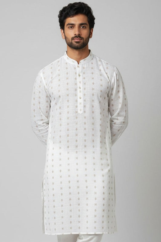 Cotton Men's Kurta Pajama Set