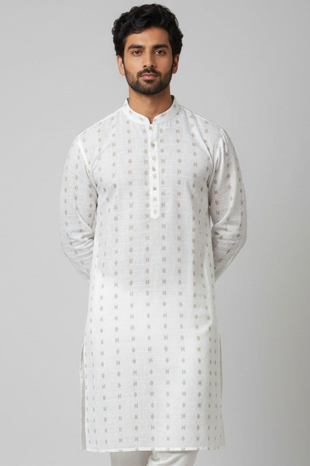 Cotton Men's Kurta Pajama Set
