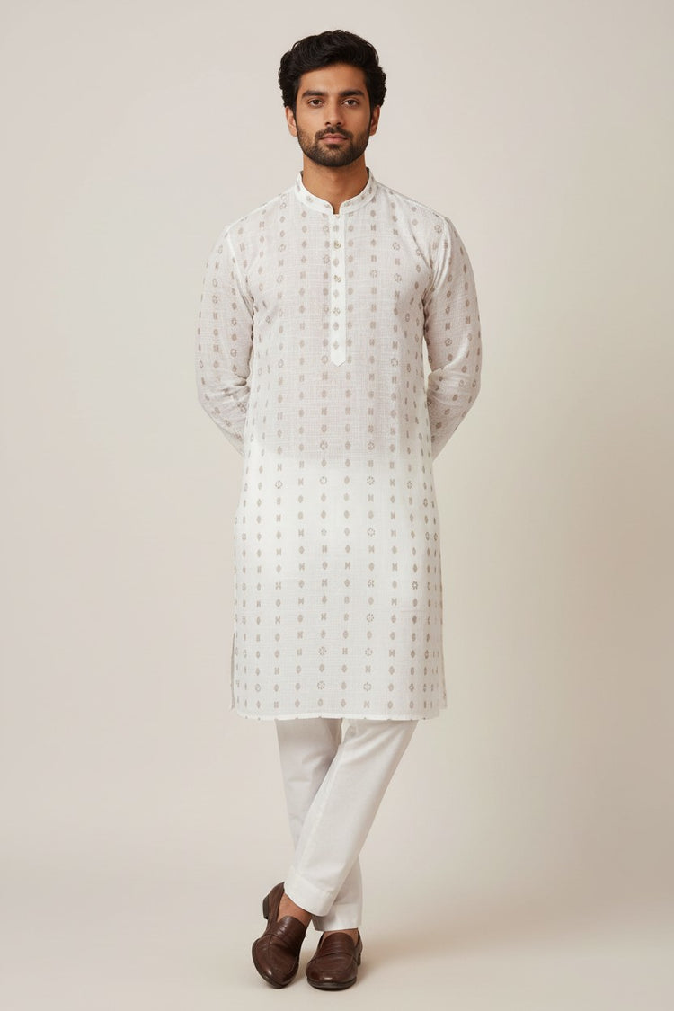 Cotton Men's Kurta Pajama Set