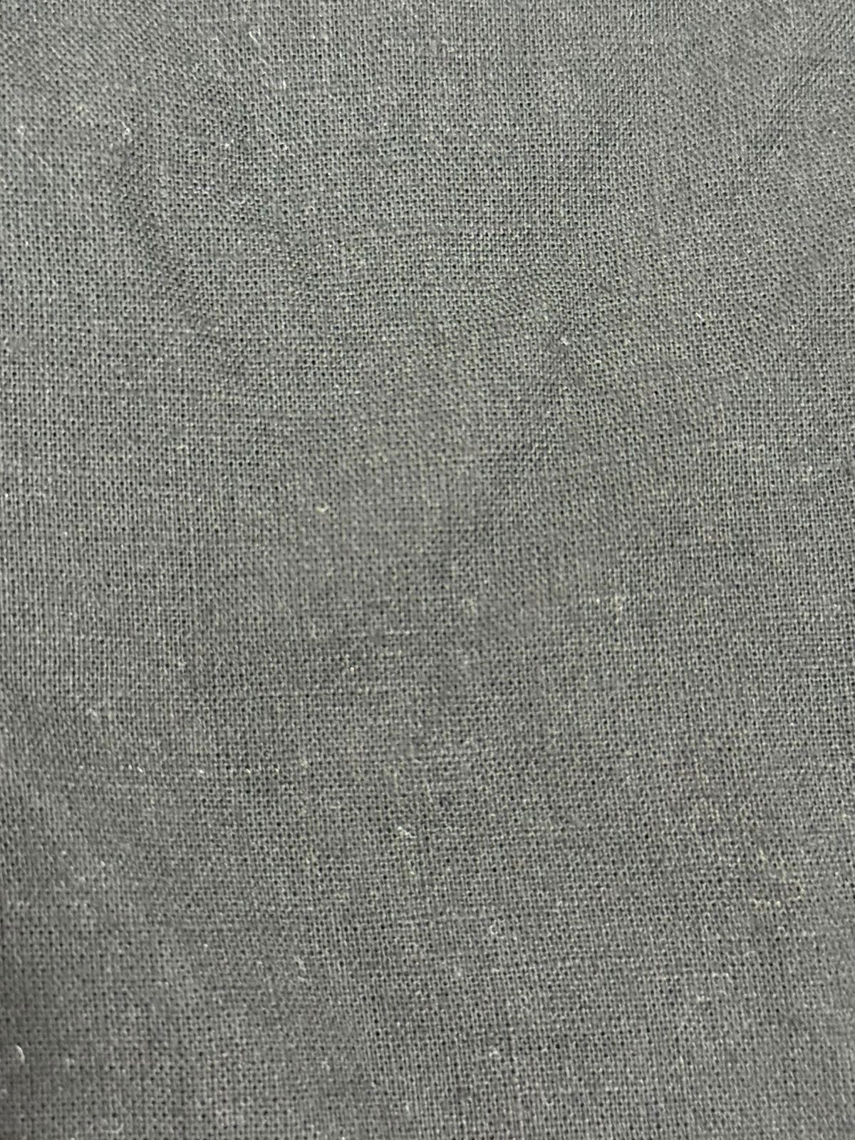 Bluebird Men's Black Linen Tencil Shirt