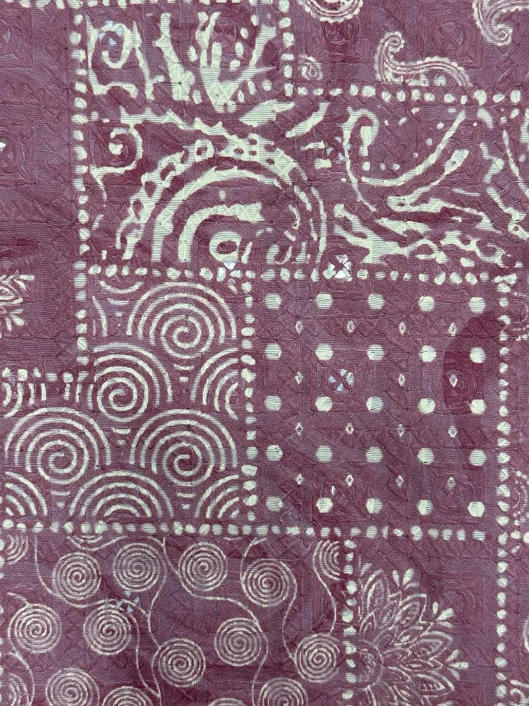 Veshbhoshaa Men's Lavender Geometric Sequence Kurta Pajama Set