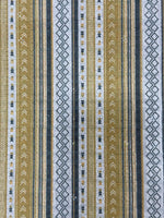 Veshbhoshaa Men's Yellow Stripes Sequence Kurta Pajama Set