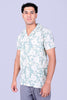 Bluebird Cotton Blend Comfort Green Printed Shirt for Men - Veshbhoshaa