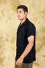 bluebird crafted comfort knitted black shirt for men - Veshbhoshaa