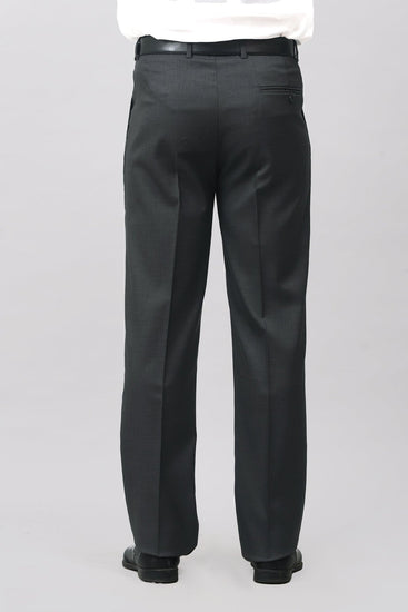 Bluebird Jet Black Pleated Tailored Trouser - Veshbhoshaa