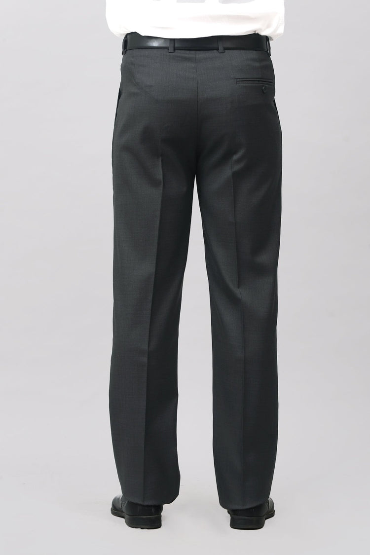 Bluebird Jet Black Pleated Tailored Trouser - Veshbhoshaa