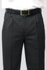 Bluebird Jet Black Pleated Tailored Trouser - Veshbhoshaa