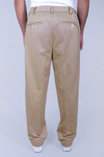 bluebird korean pleated pant beige color - Veshbhoshaa