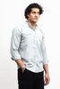 Bluebird Men's 100% Cotton Mandarin Shirt Grey Color - Veshbhoshaa