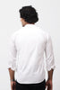 Bluebird Men's 100% Cotton Mandarin Shirt White Color - Veshbhoshaa